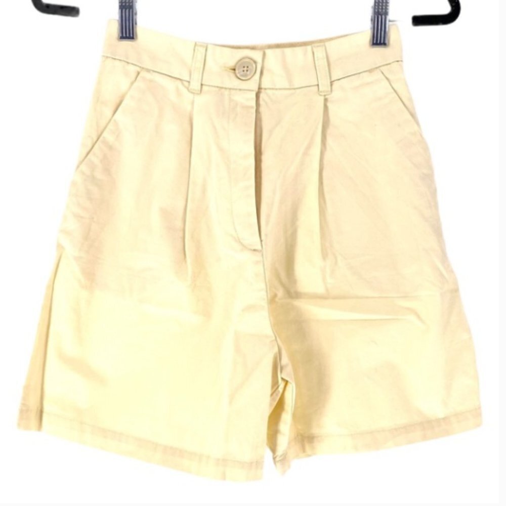 Monki Nimmi Women's Cotton High Rise Shorts - US 4 - Picture 2 of 5